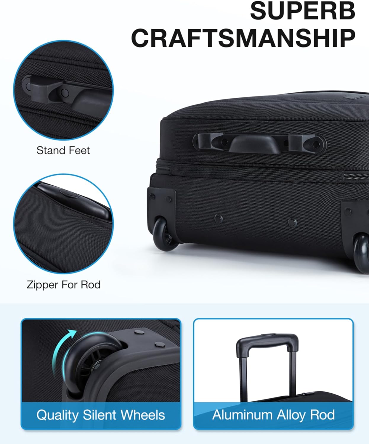 Bolso De Computadora Portátil Con Ruedas 17.3