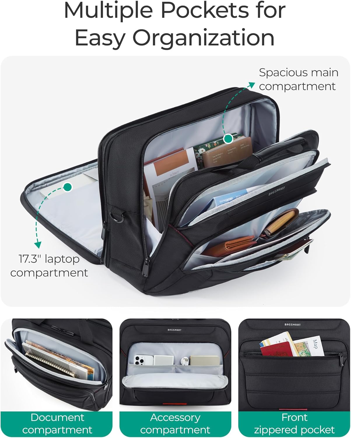 Maletín Expandible Para Computadora Portátil