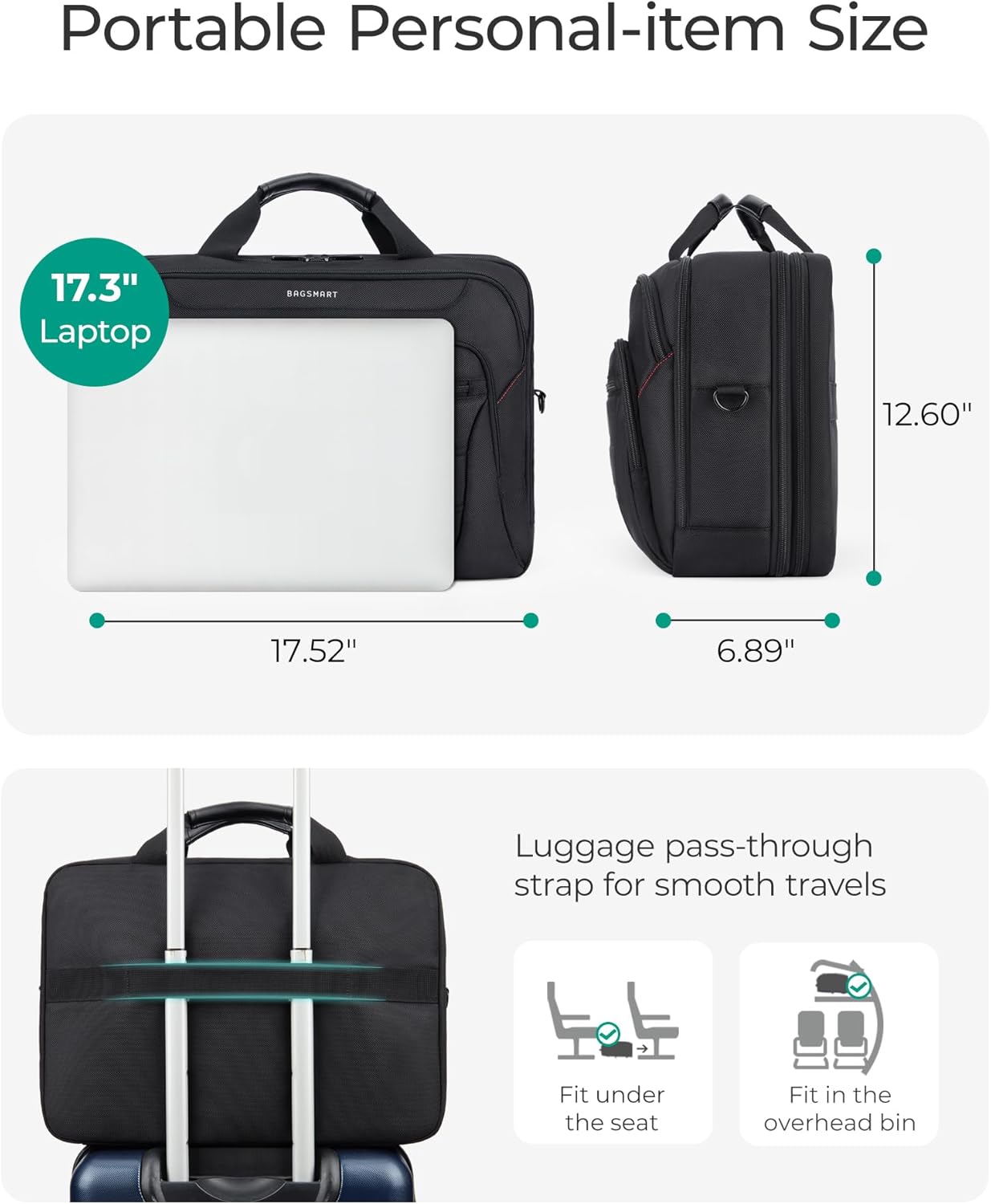 Maletín Expandible Para Computadora Portátil