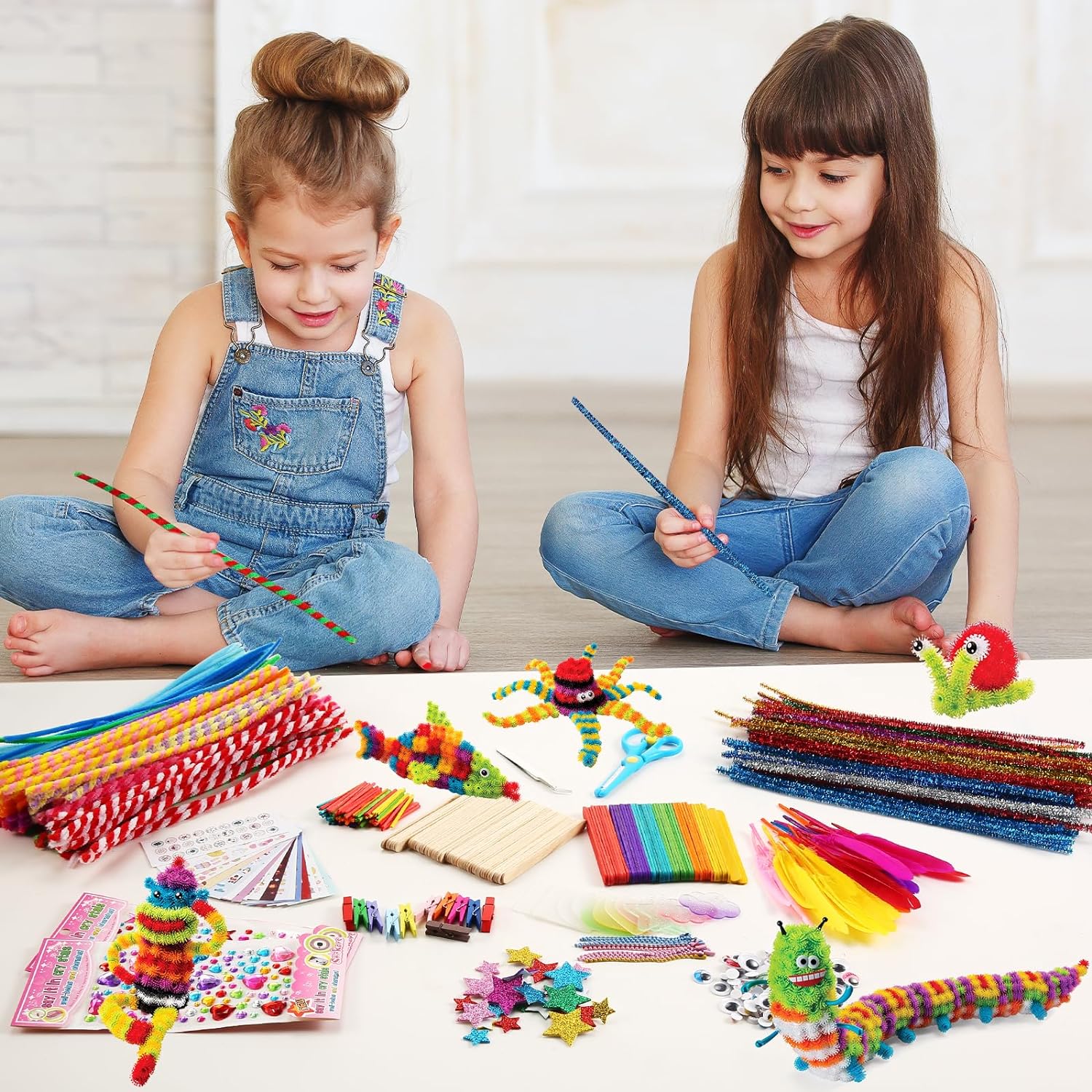 Kit De Manualidad Infantil X 2000 Piezas Arte