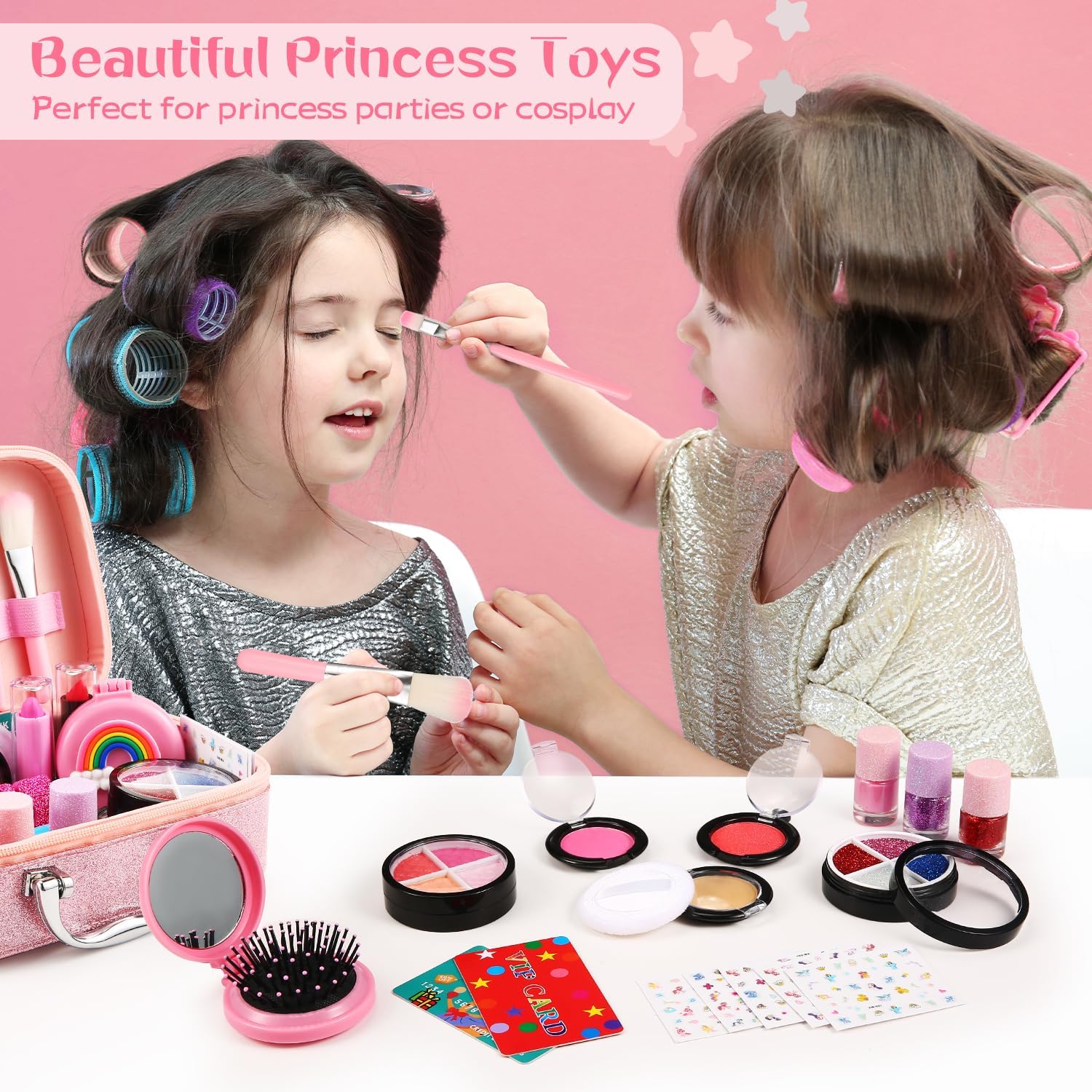 Kit De Maquillaje Infantil Lavable Real No tóxico