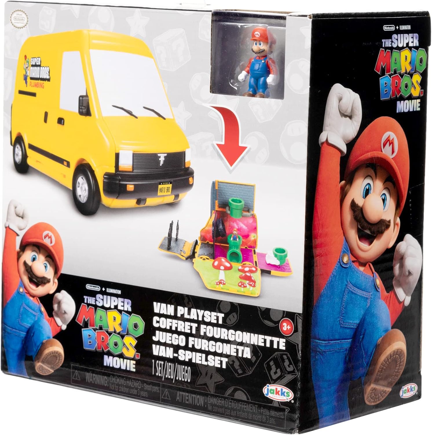 Camion Casa De Mario Bross Van Y Figura Mario