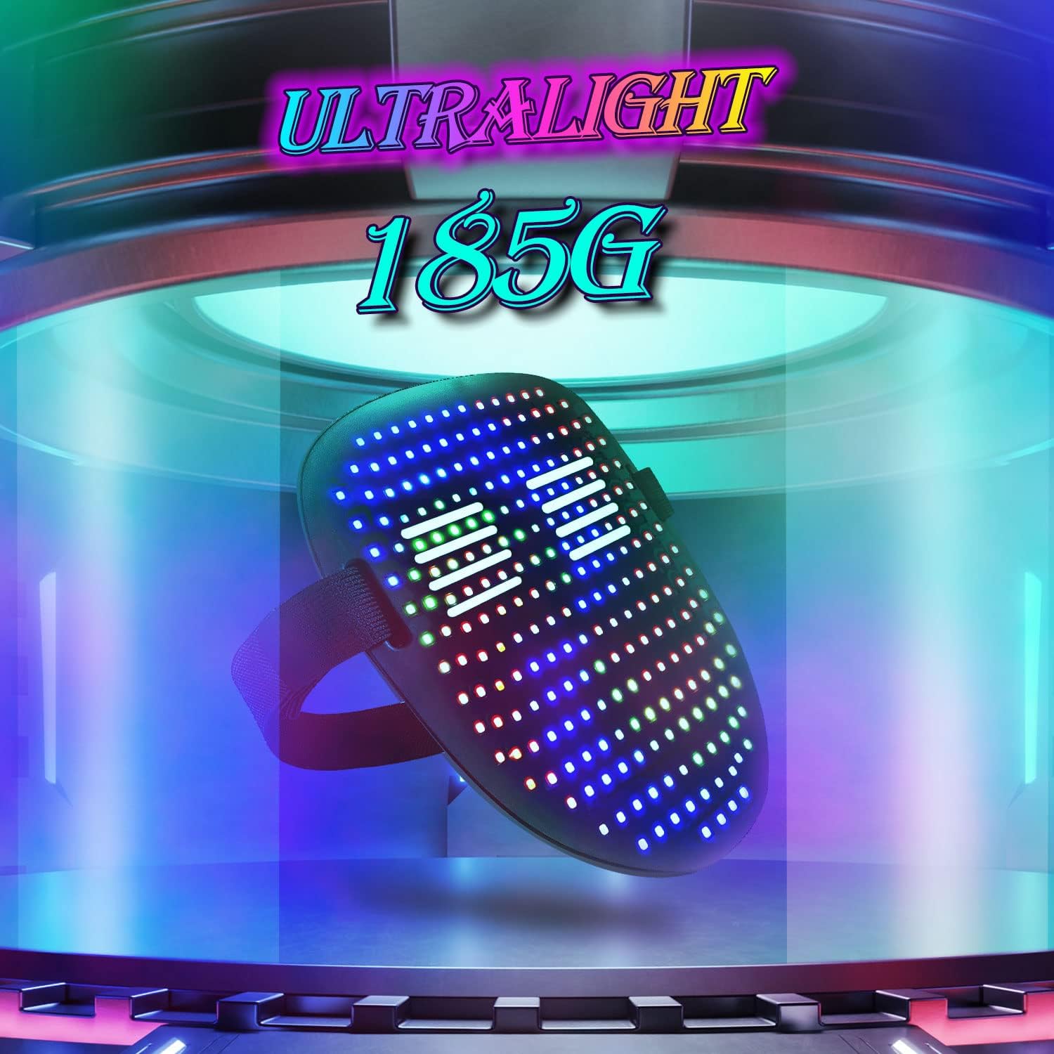 Máscara Led Transformación Detección De Gestos