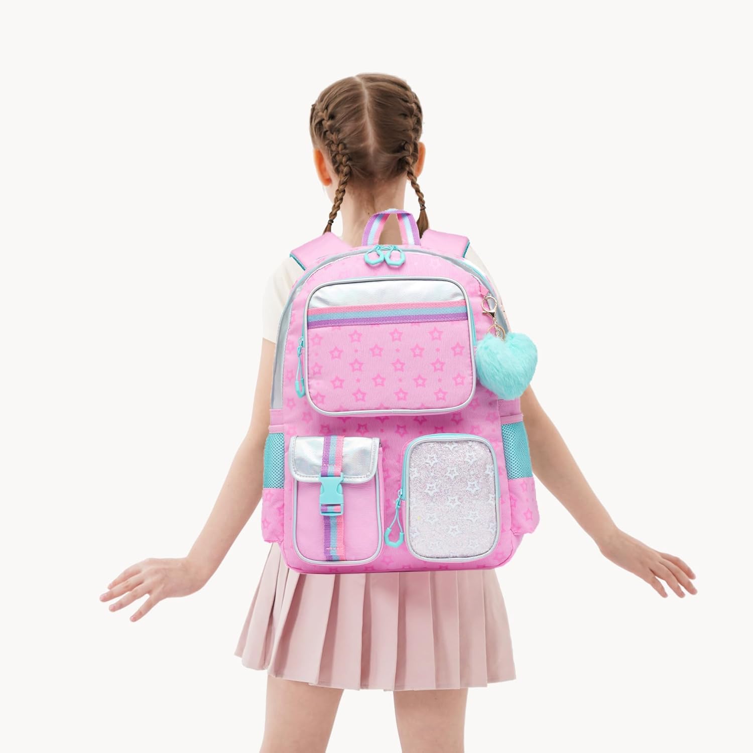 Mochila Escolar Con Lonchera Y Cartuchera Grande