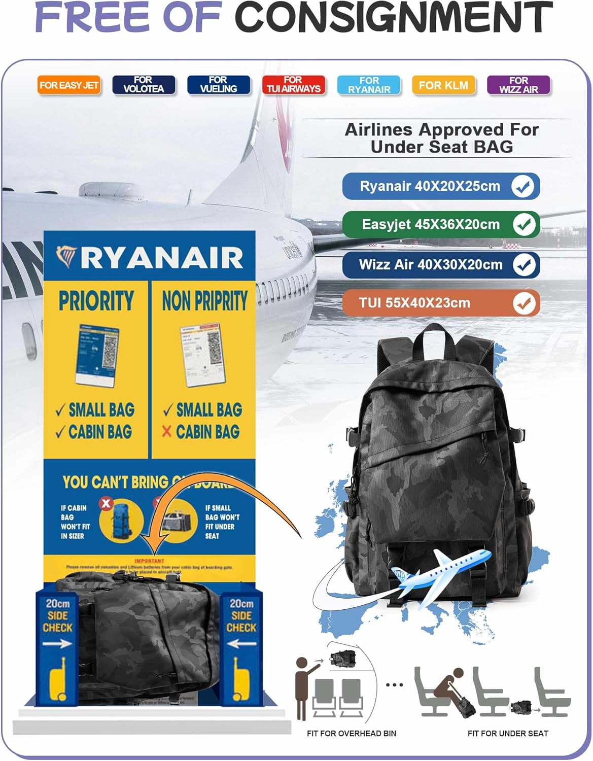 Mochila Moderna Multifuncional Para Laptop