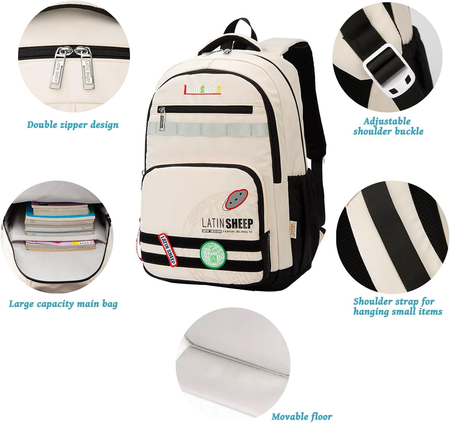 Mochila Y Cartuchera Ligera De Gran Capacidad