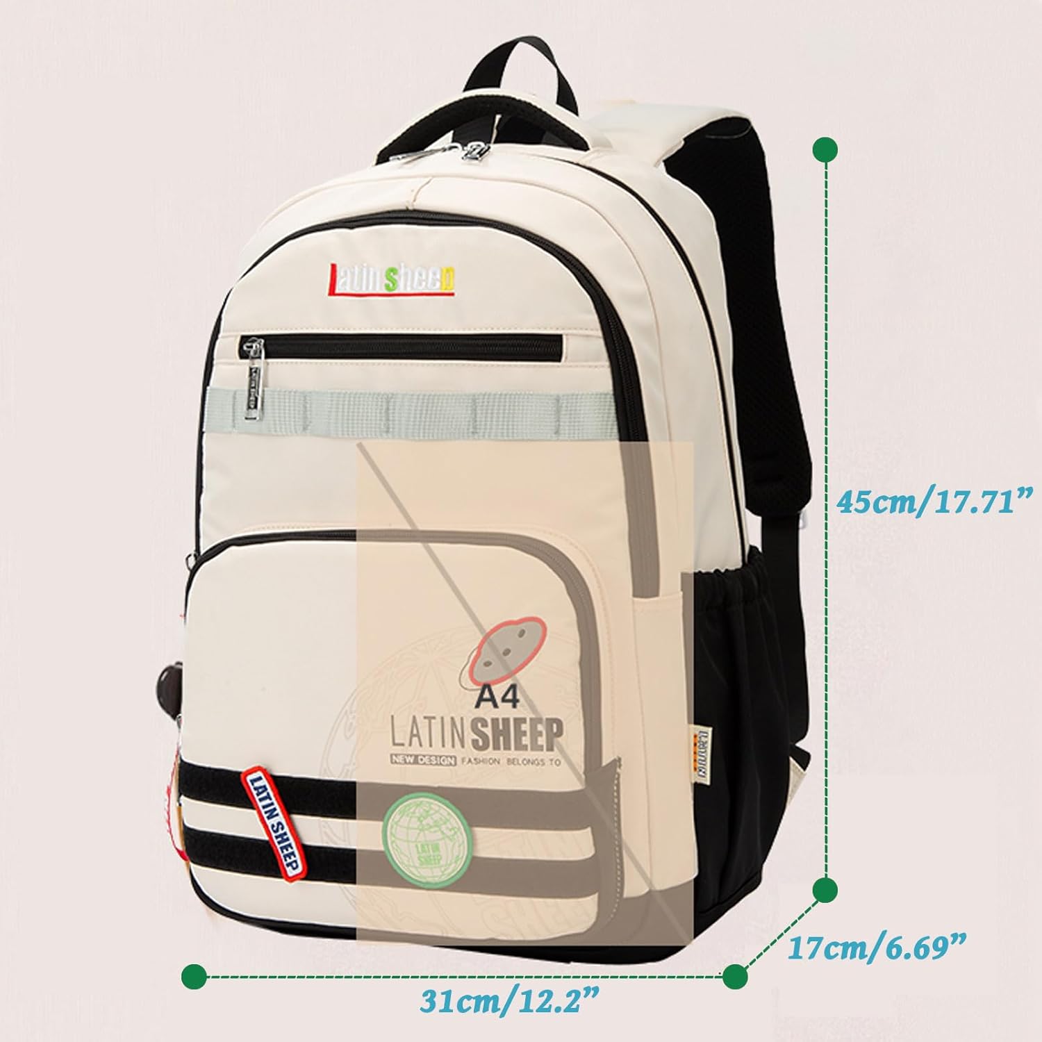 Mochila Y Cartuchera Ligera De Gran Capacidad