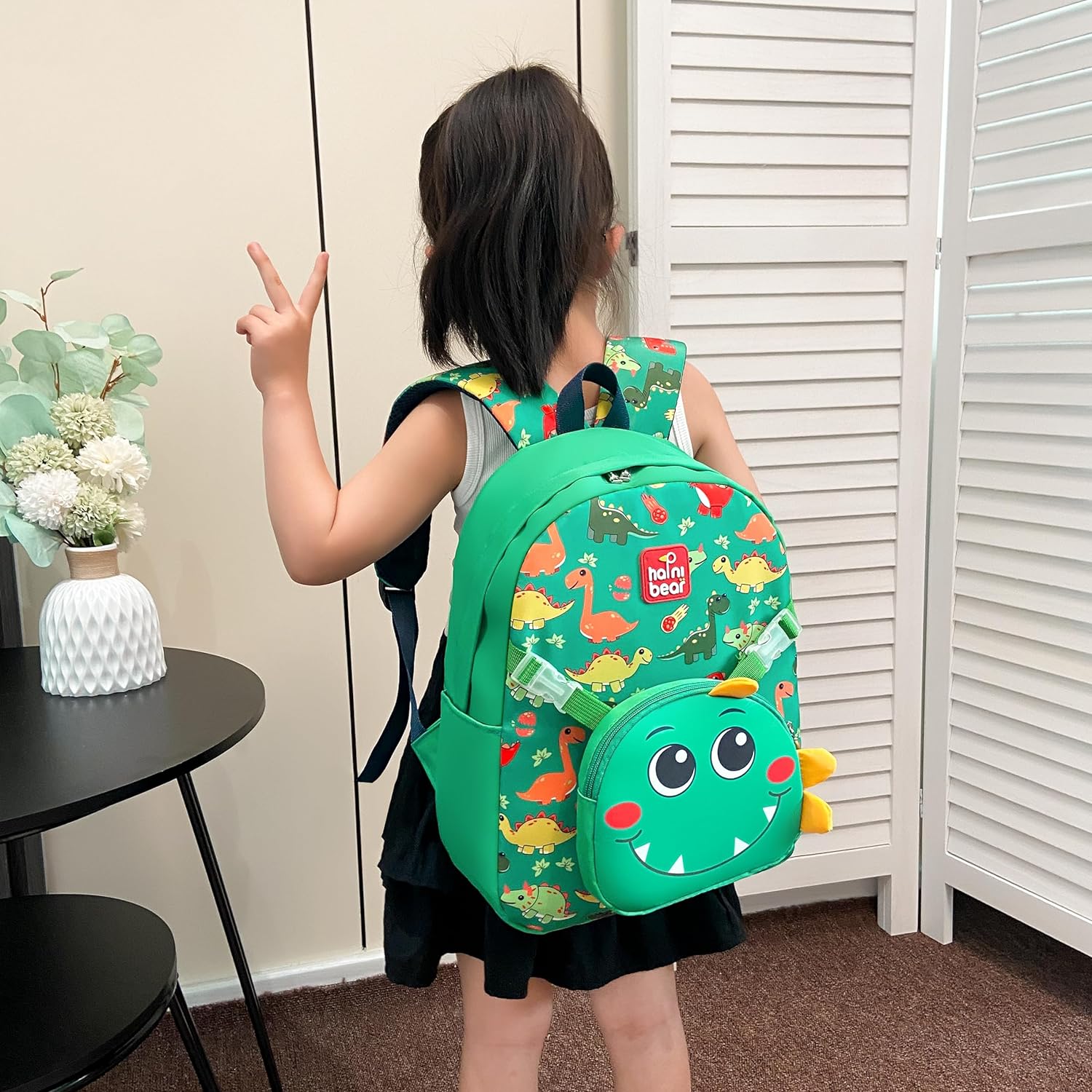 Mochila Dinosaurio Infantil Correa Ajustable