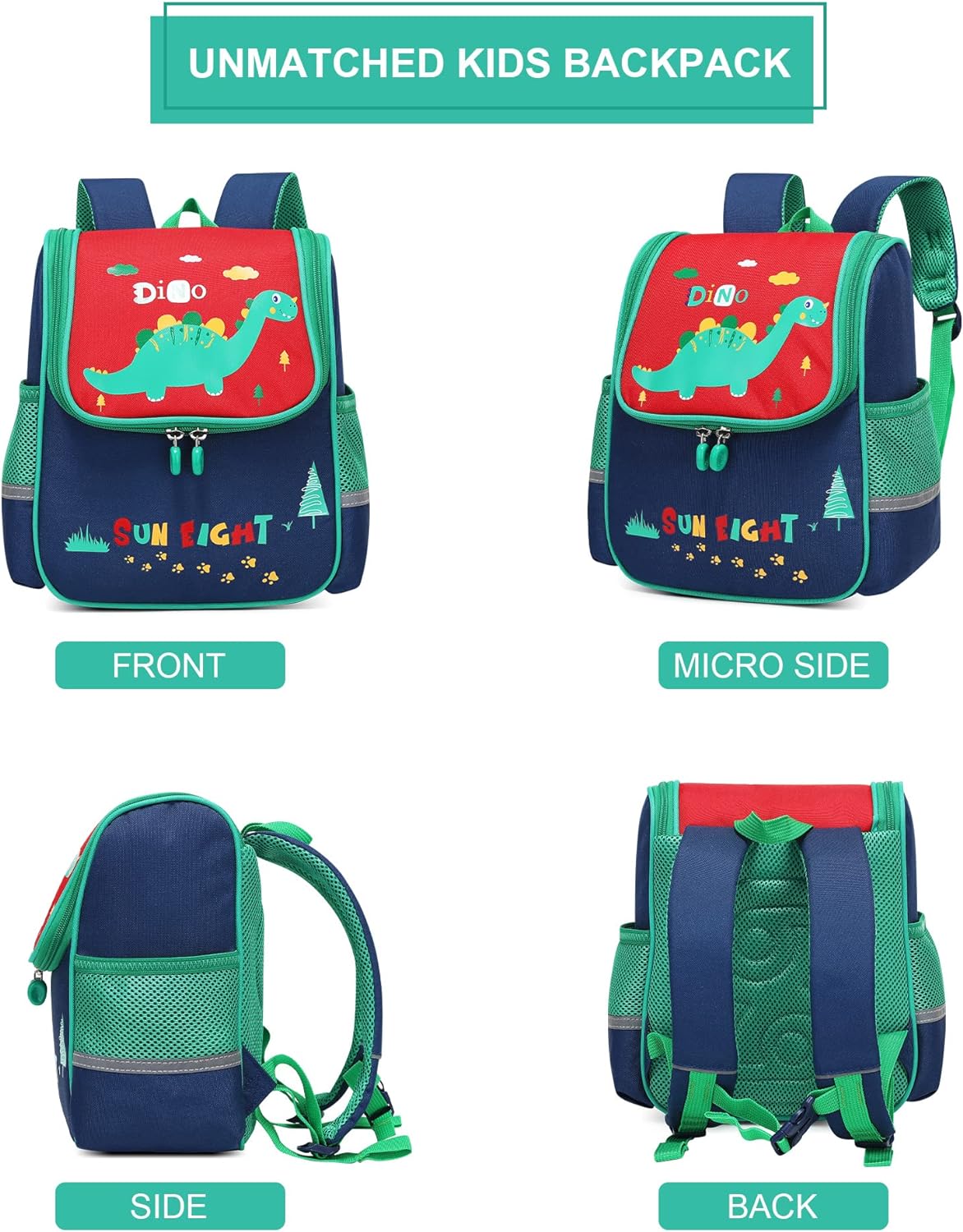 Mochila De Dinosaurios Para Jardin De Infantes