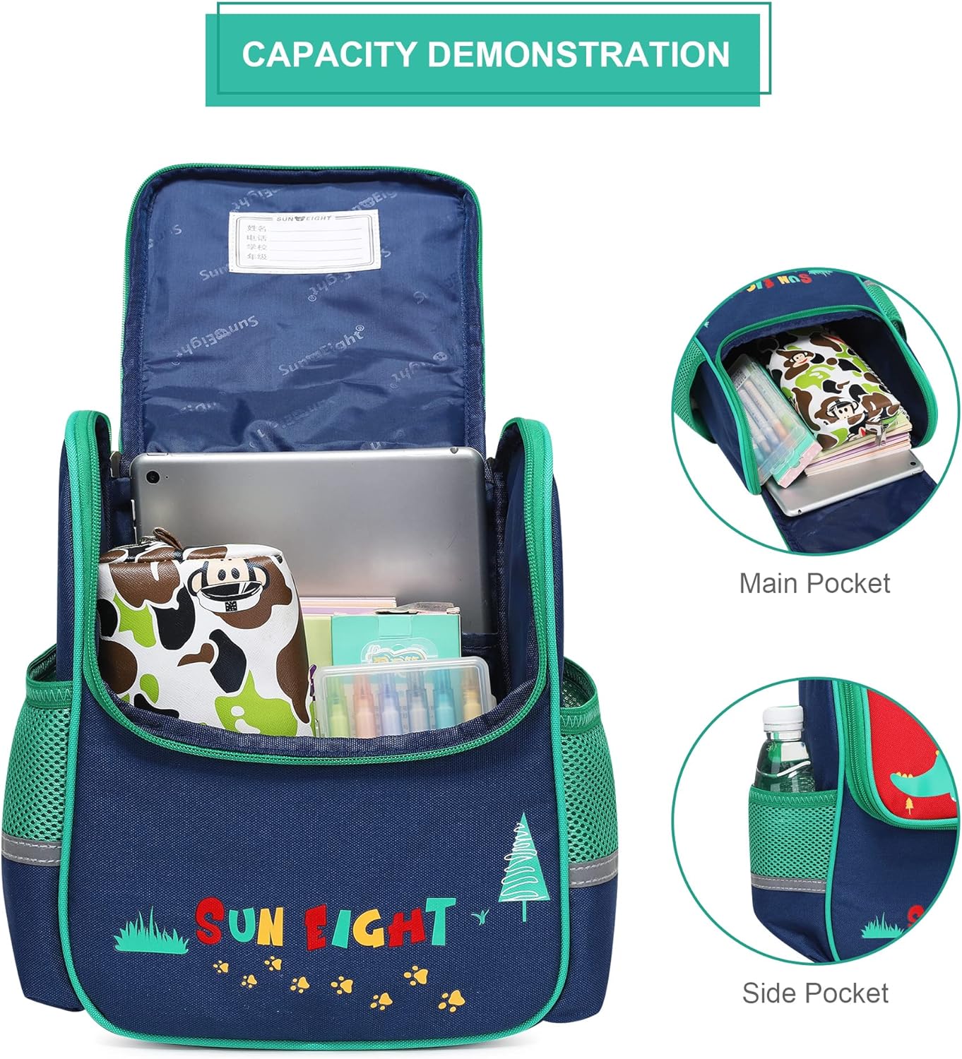 Mochila De Dinosaurios Para Jardin De Infantes