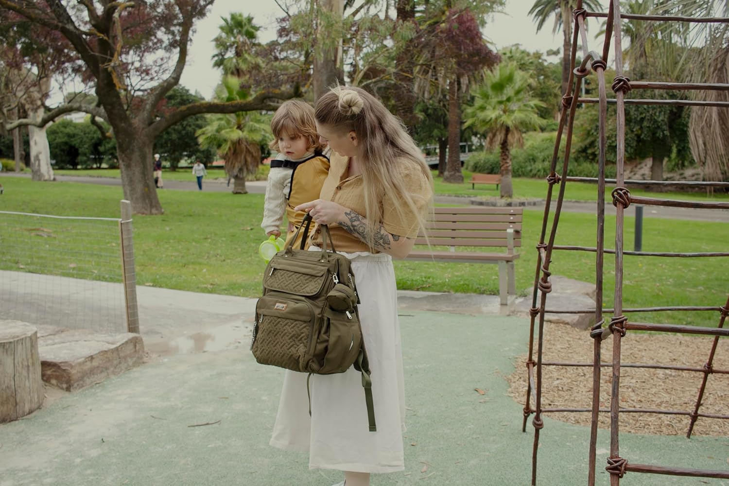 Bolso Maternal De Viaje Impermeable Puerto Usb