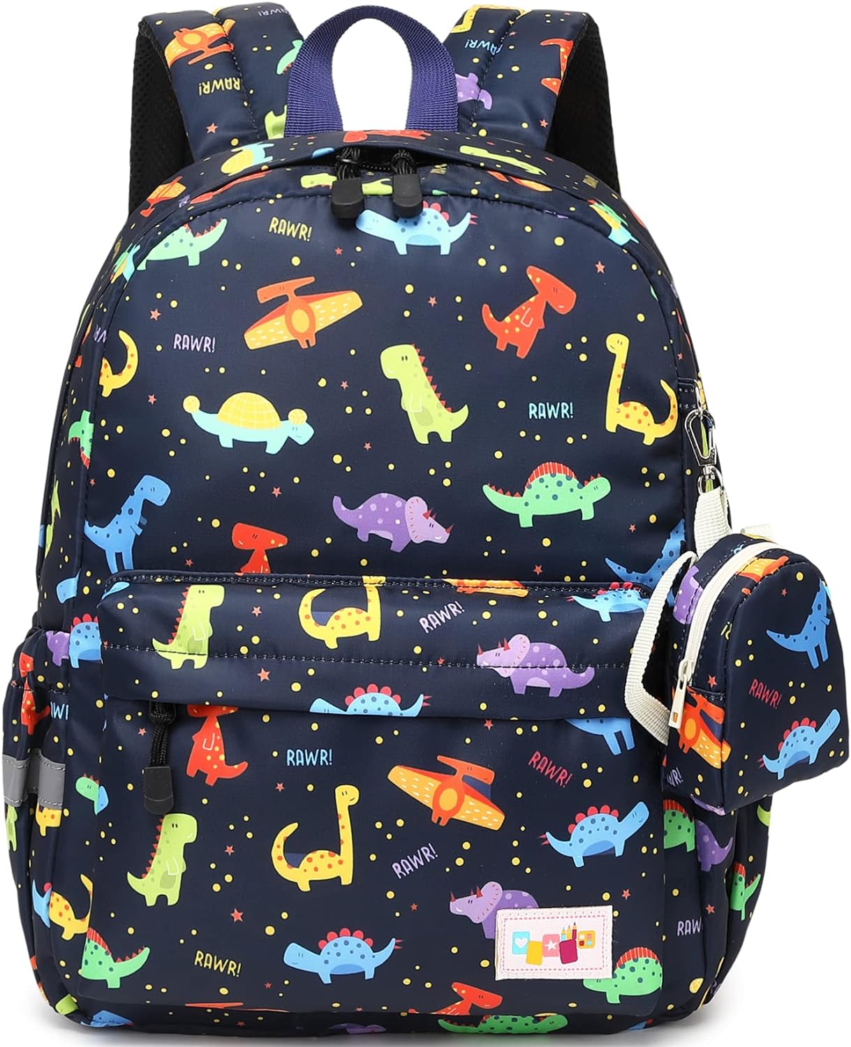 Mochila Niños Pequeños Dinosaurios + Monedero