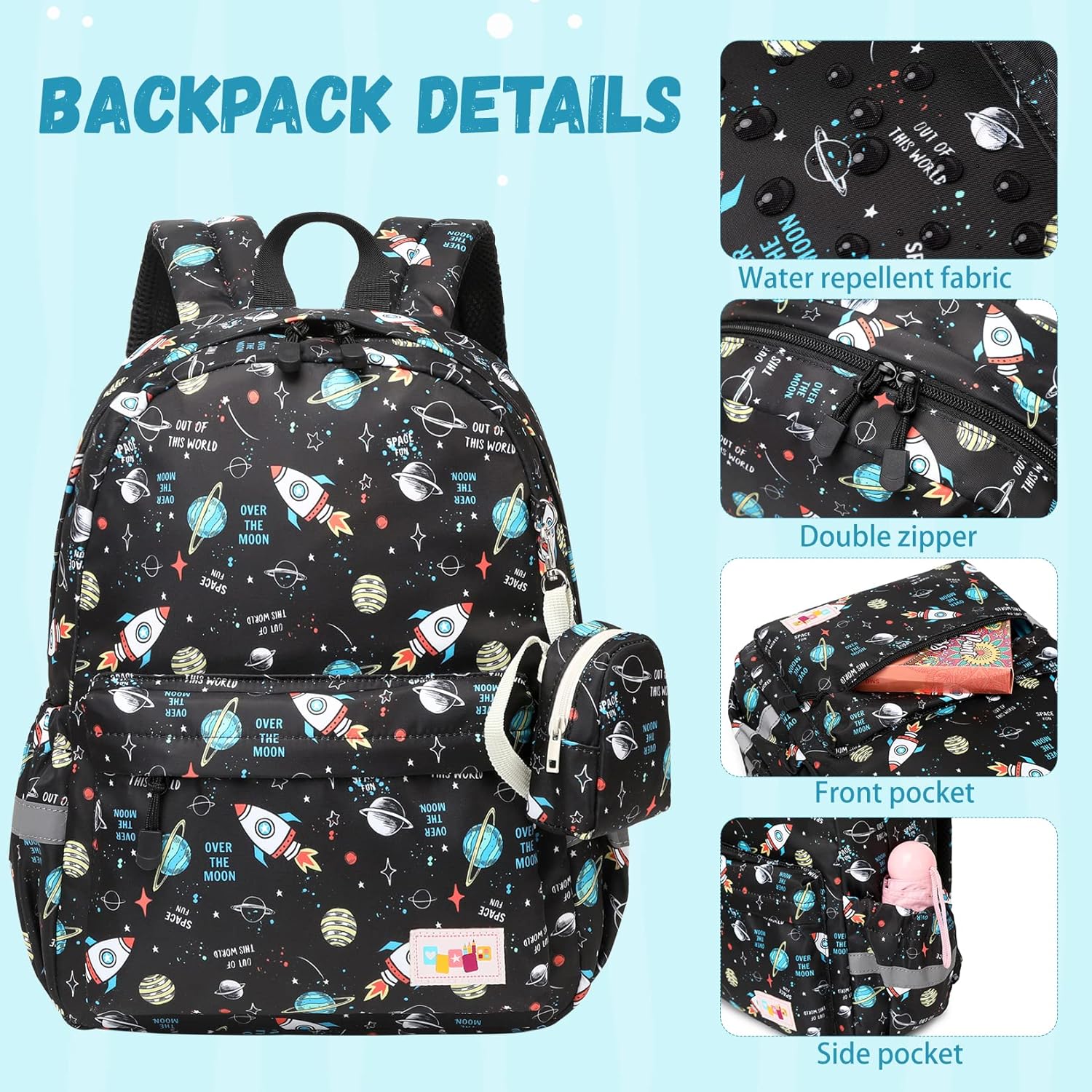 Mochila Niños Pequeños Dinosaurios + Monedero