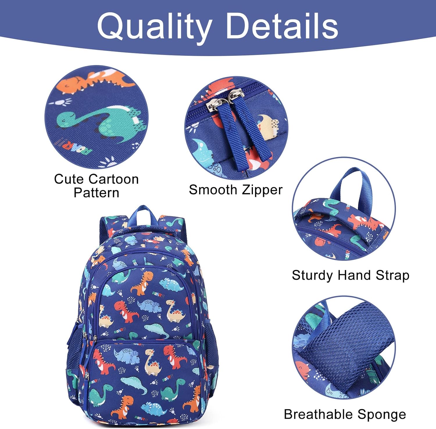 Mochila Infantil Varios Diseños Gran Capacidad