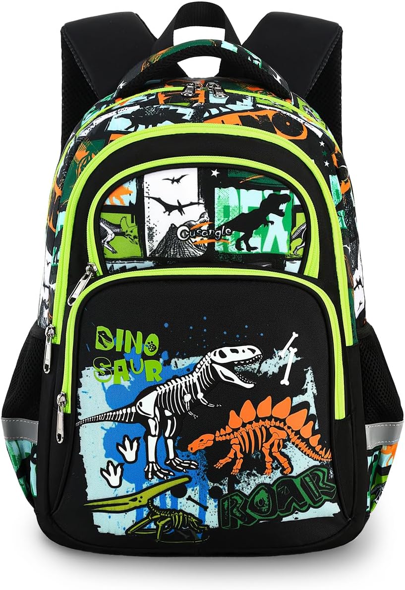 Mochila Infantil Luminosa Dinosaurios Fuerte