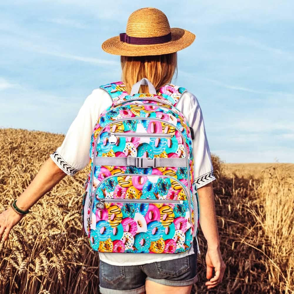 Set de mochila lonchera y organizador de útiles Teletiendauy