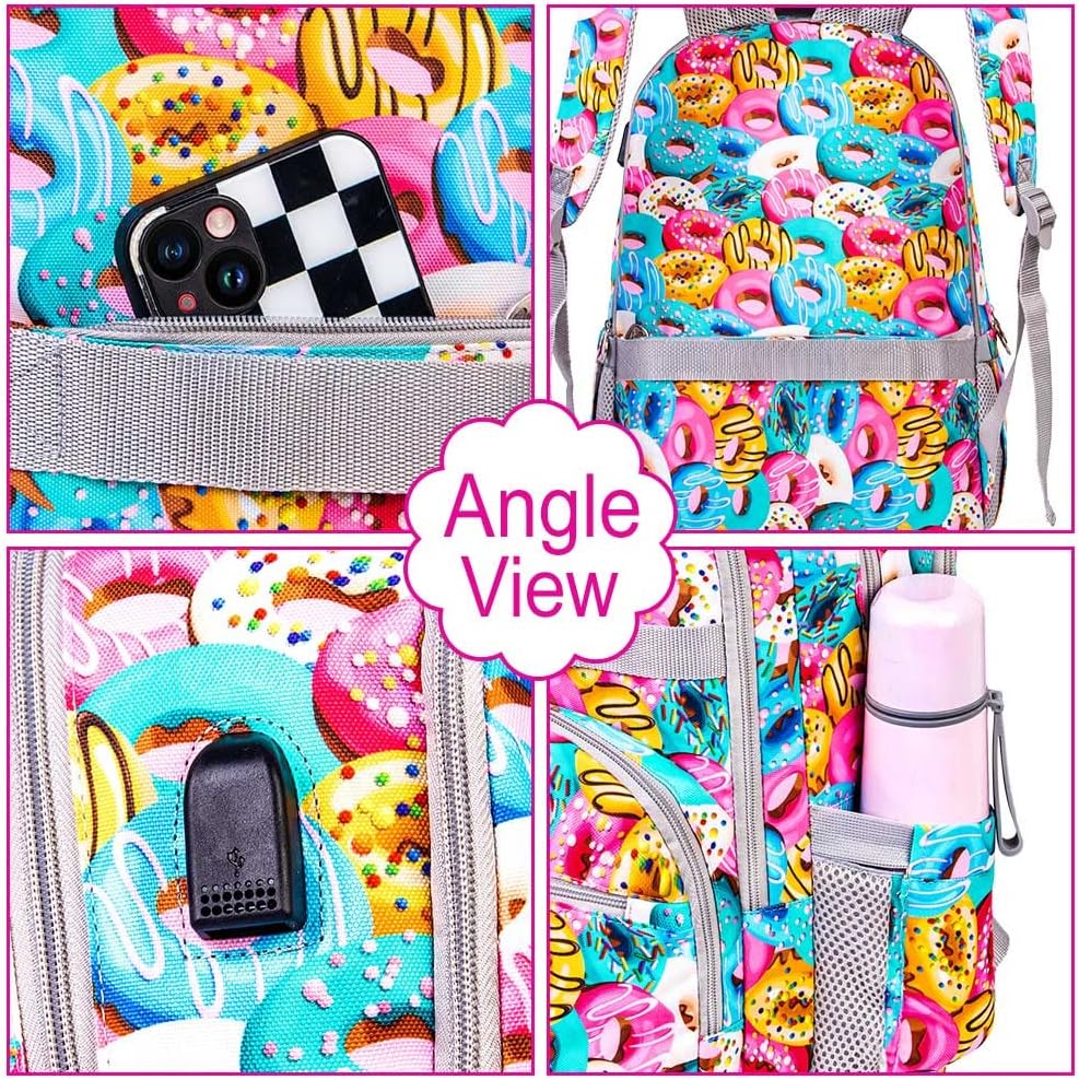 Set de mochila lonchera y organizador de útiles Teletiendauy