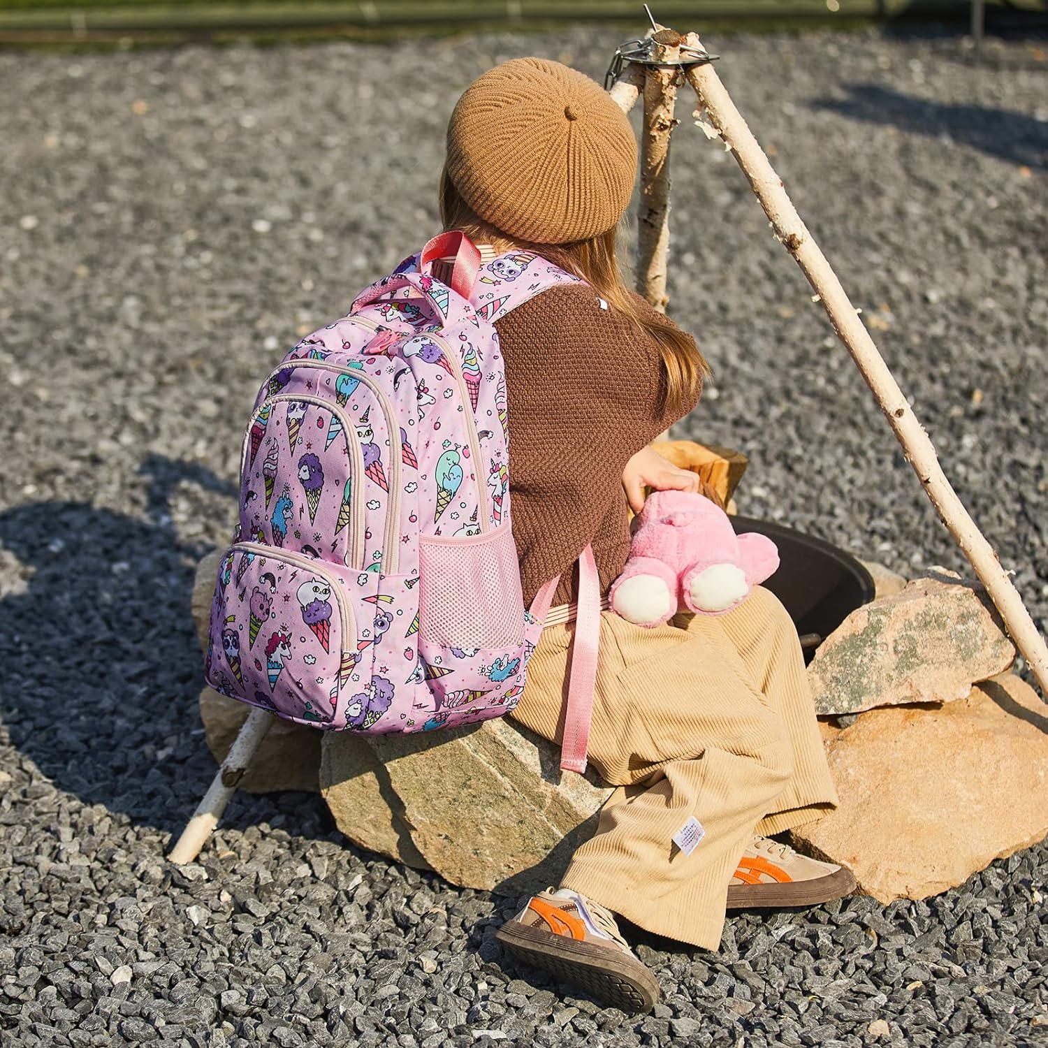 Mochila Infantil Varios Diseños Gran Capacidad