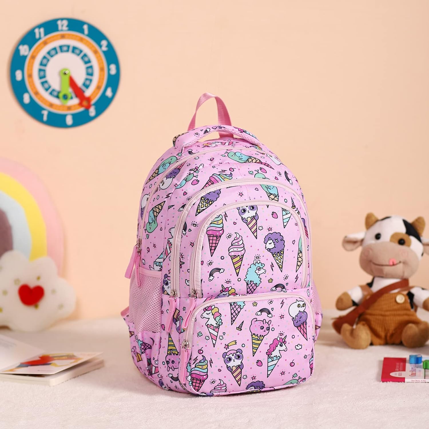 Mochila Infantil Varios Diseños Gran Capacidad