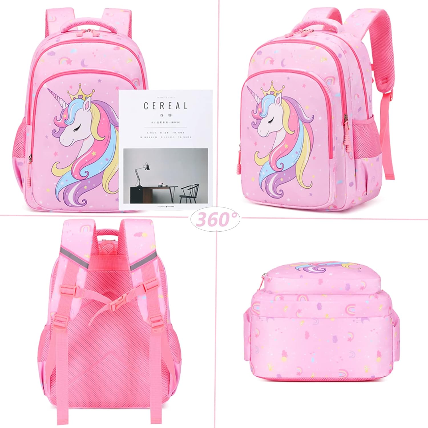 Mochila Infantil Unicornio Super Liviana