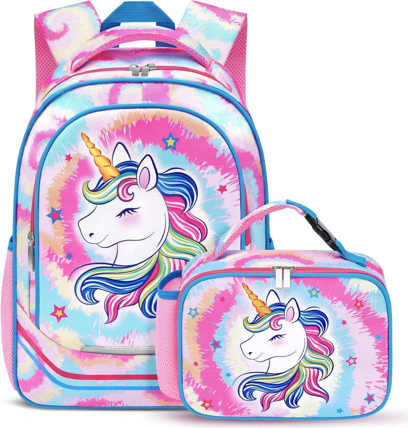 Mochila Y Lonchera Liviana Unicornio Completo