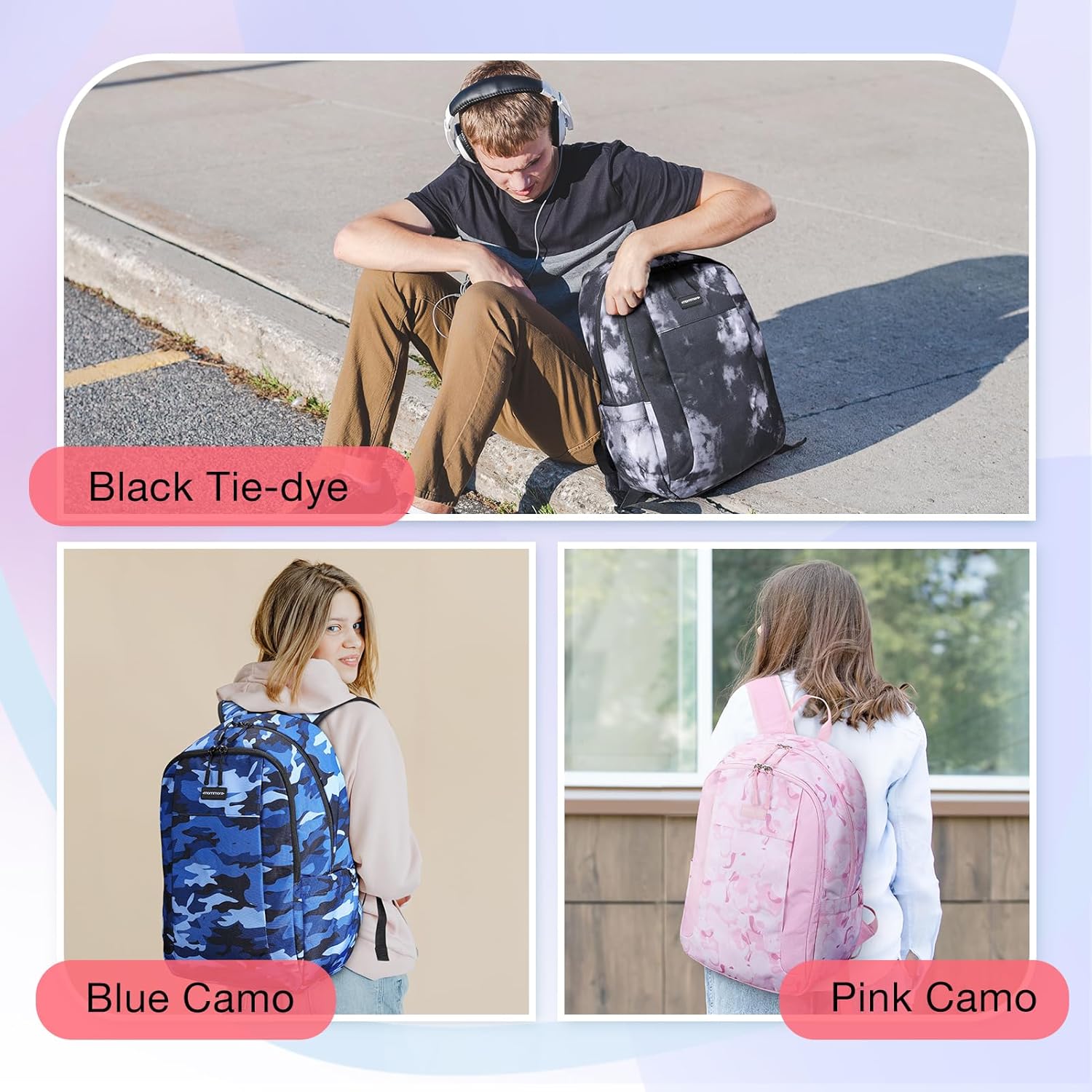 Mochila Resistente Al Agua Gran Capacidad