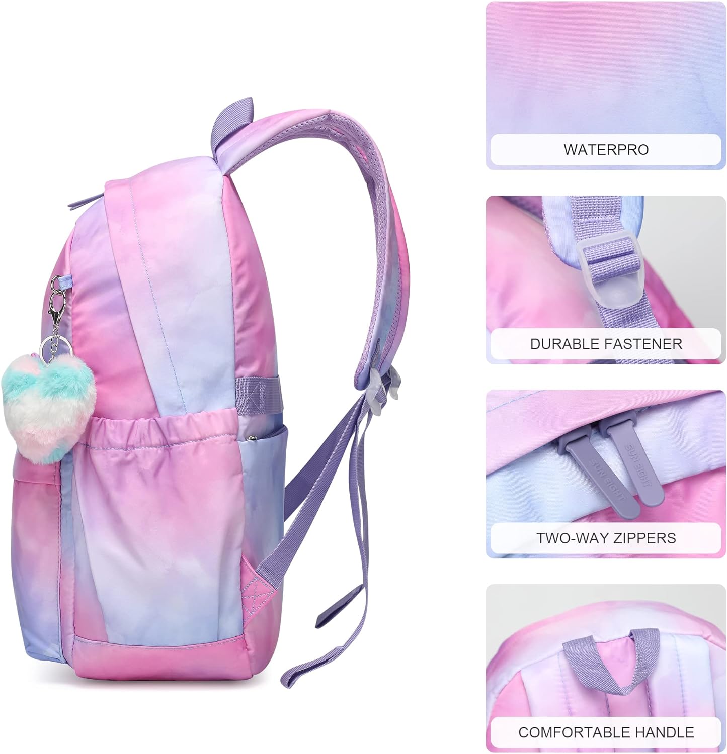 Mochila Escolar Impermeable Orejas De Gato