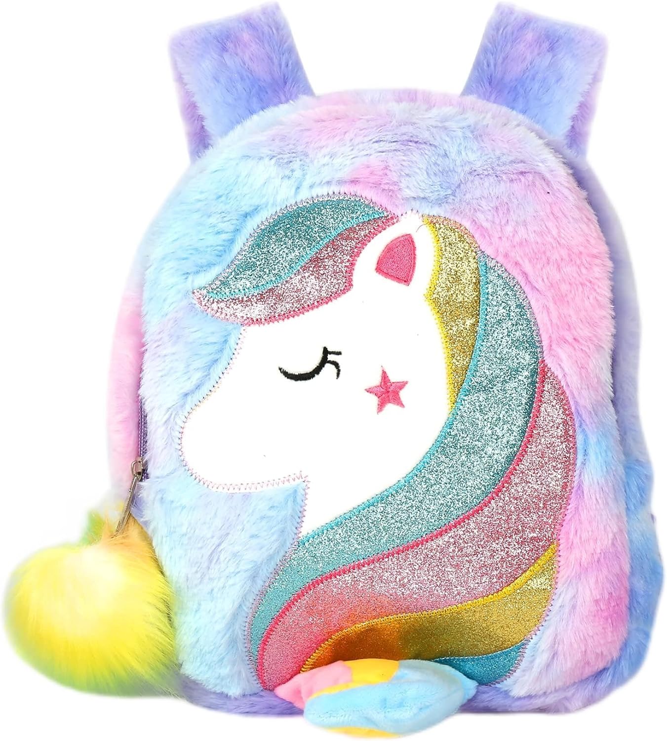 Mochila De Unicornio Peluche Suave Infantil