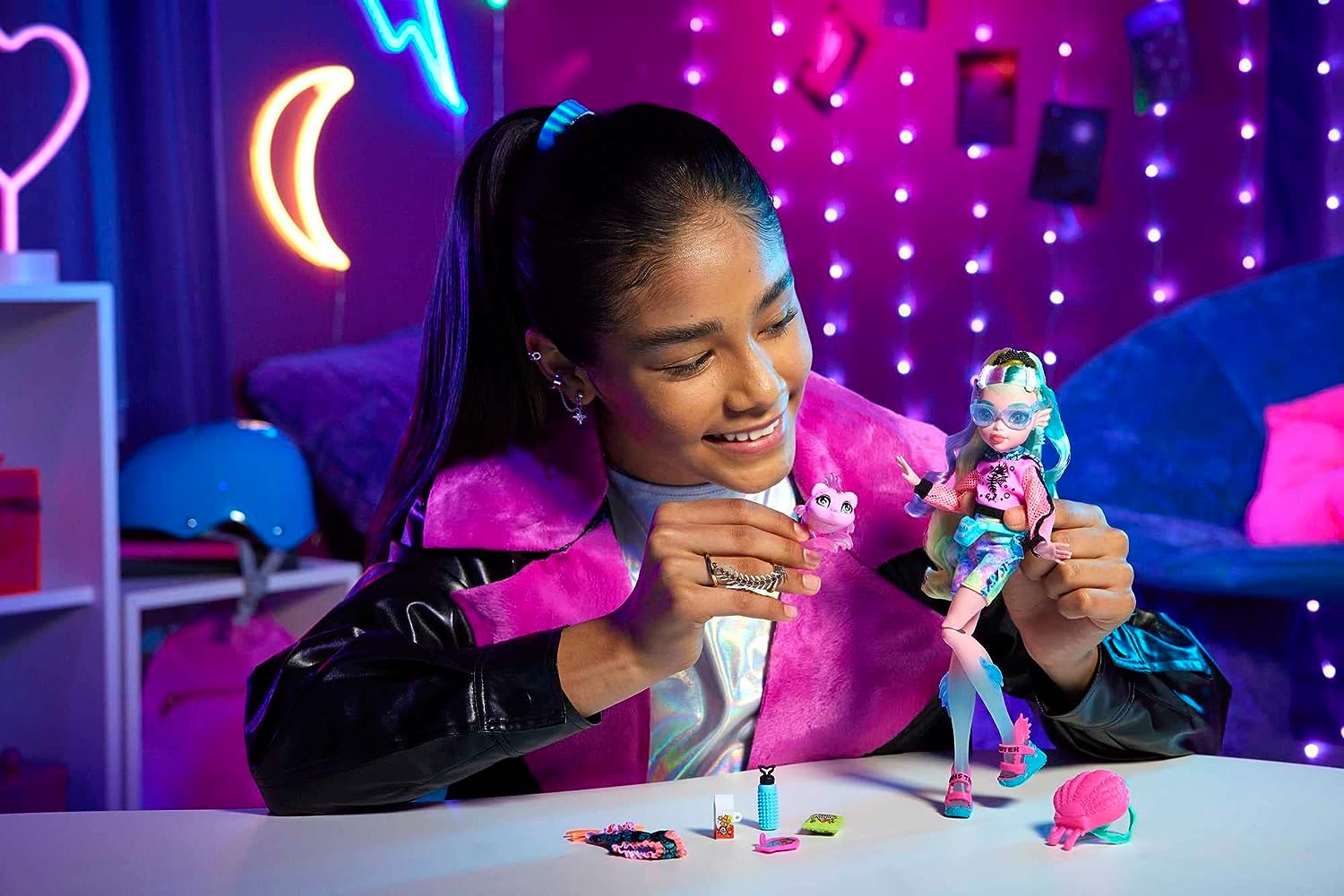 Monster High Muñeca Lagoona Blue Y Mascota