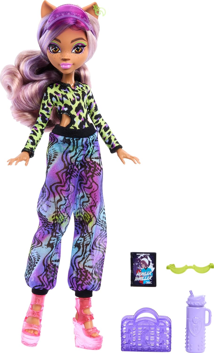 Monster High Clawdeen Lobo Con Traje De Baño