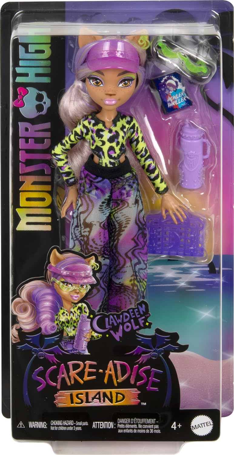 Monster High Clawdeen Lobo Con Traje De Baño