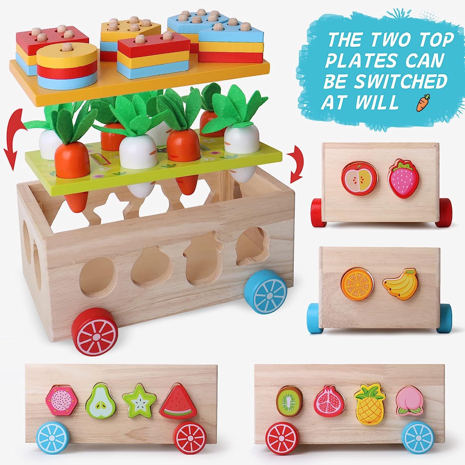 Juguetes Educativos Montessori Para Niños X2