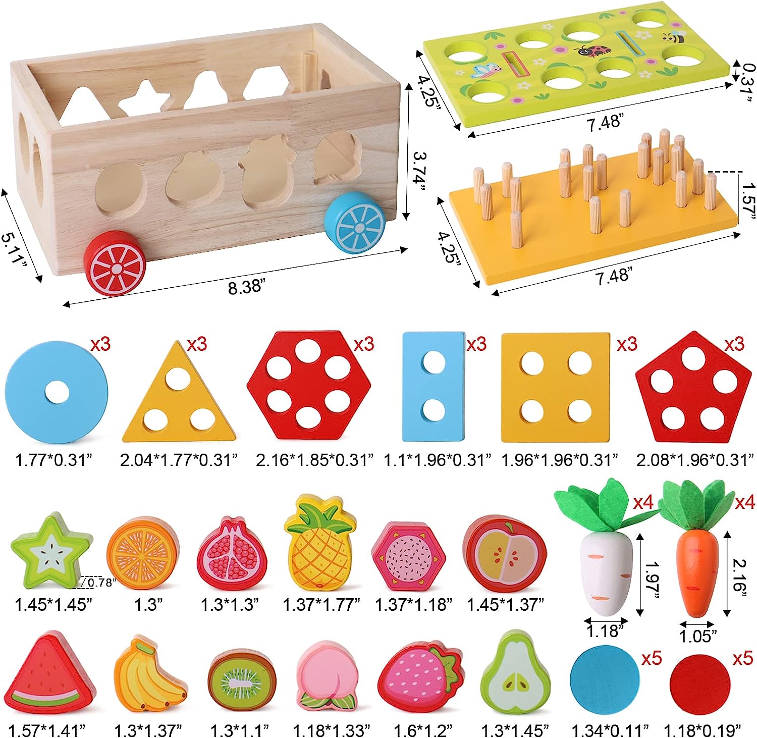 Juguetes Educativos Montessori Para Niños X2