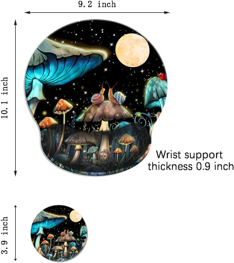 Alfombrilla Ergonómica Mousepad Apoya Muñeca de gel