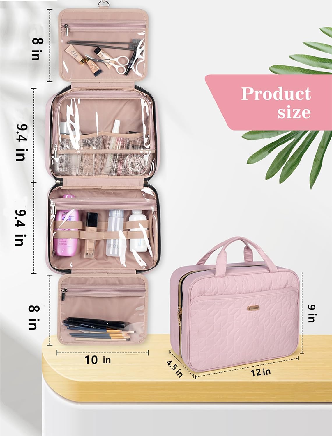 Bolso Organizador De Cosméticos Colgante Percha