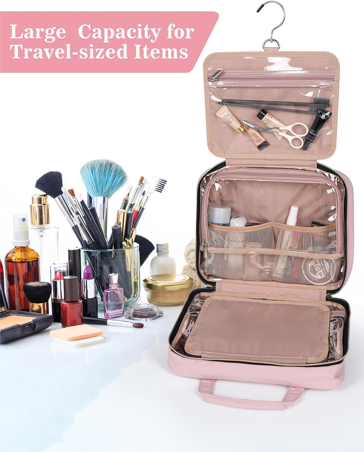 Bolso Organizador De Cosméticos Colgante Percha