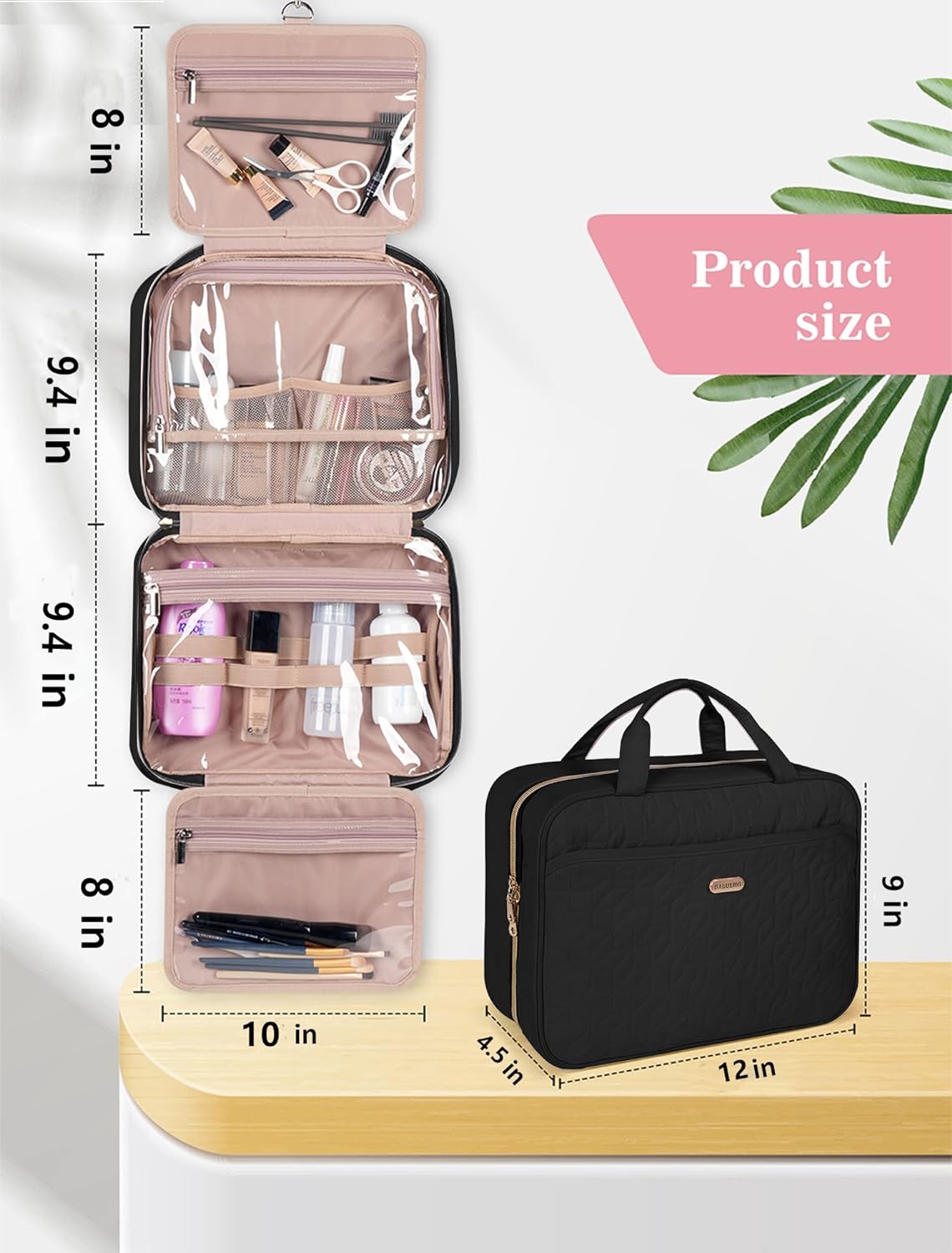 Bolso Organizador De Cosméticos Colgante Percha
