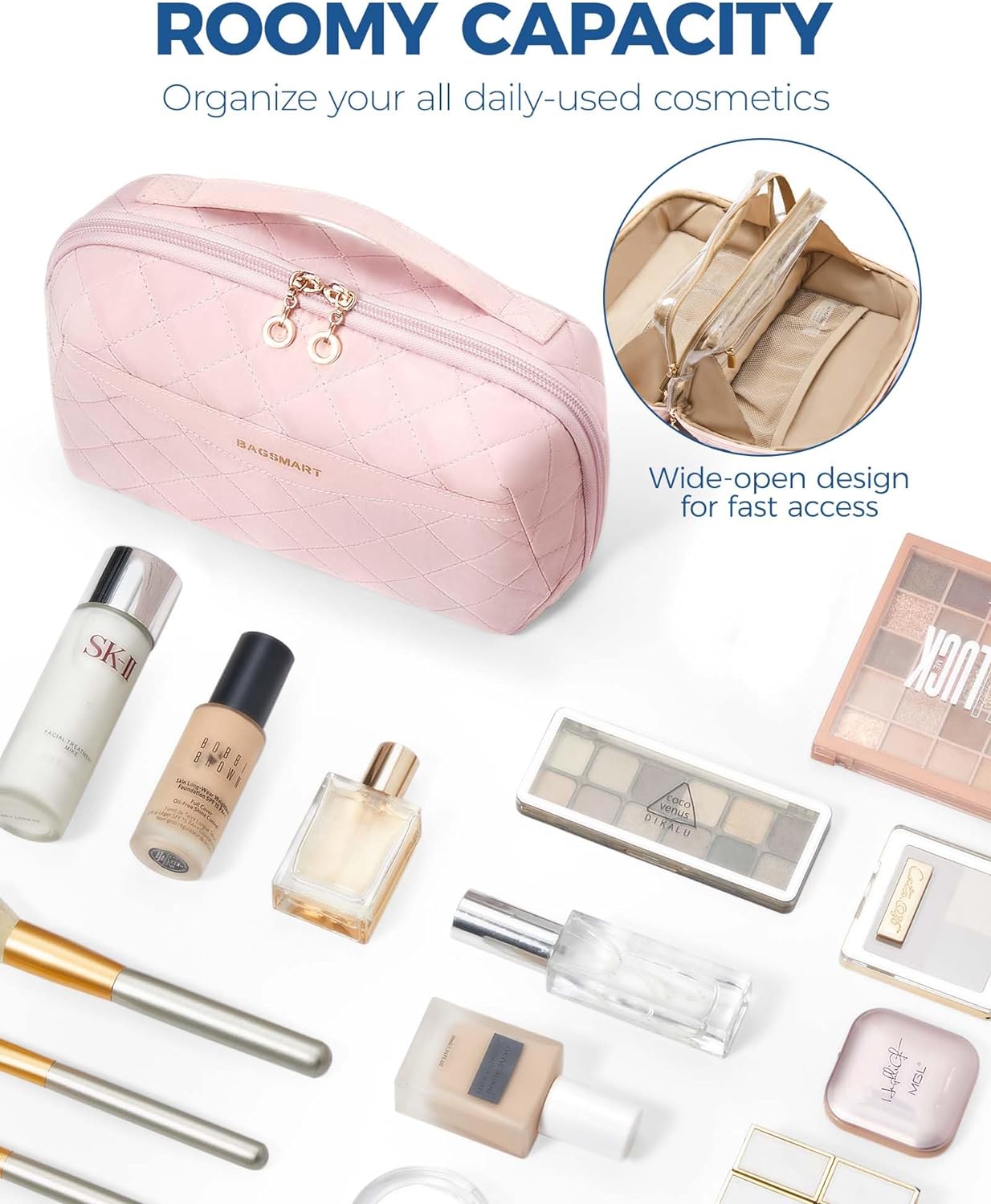 Estuche Organizador D Cosméticos Gran Capacidad