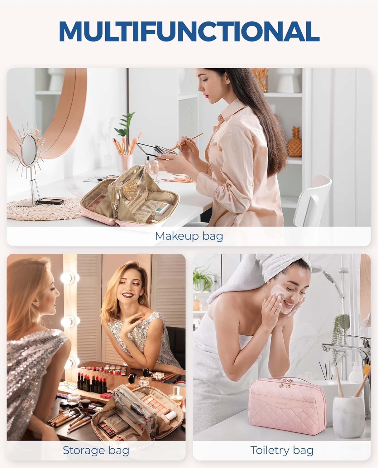 Estuche Organizador D Cosméticos Gran Capacidad