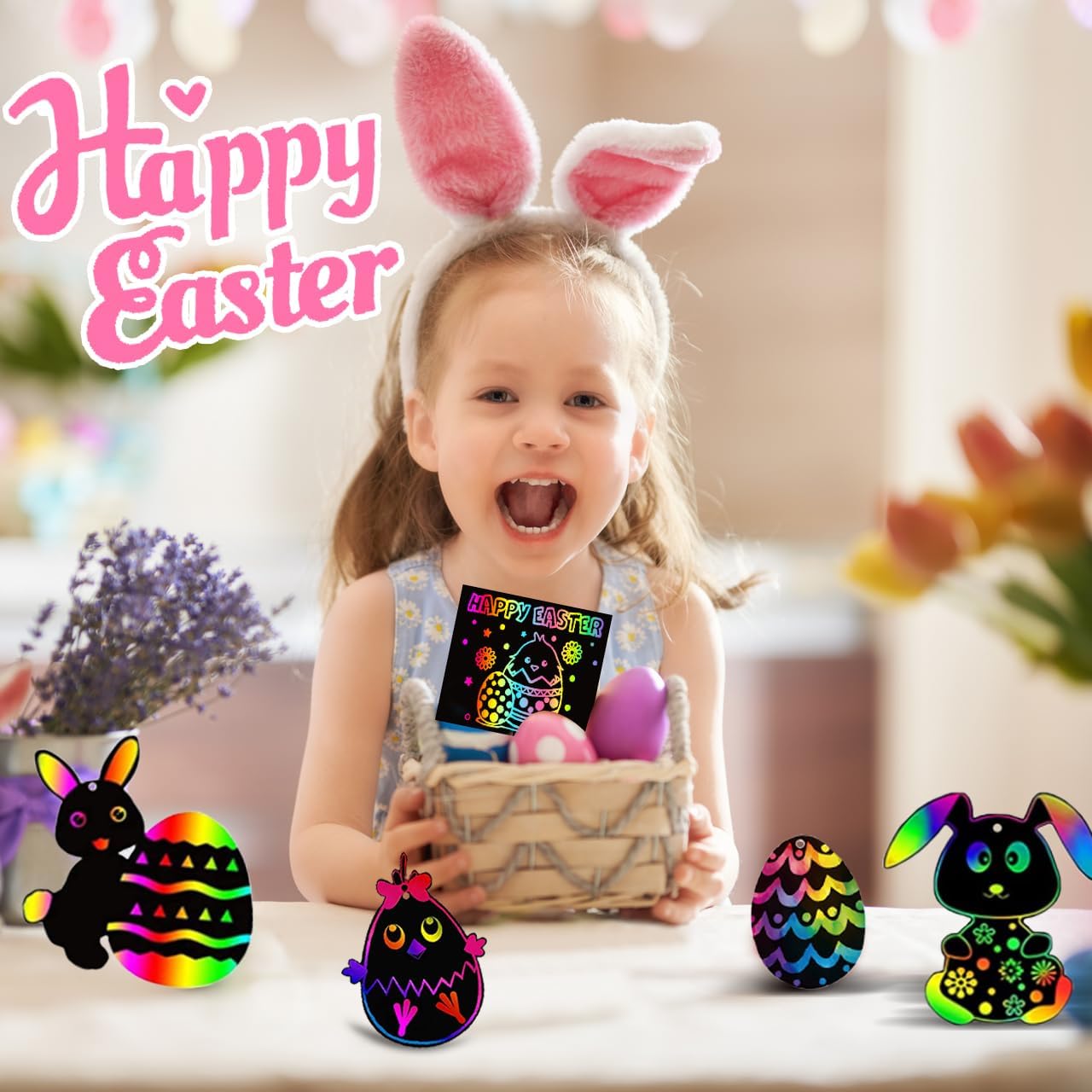 125 Tarjetas De Papel Mágico Arcoíris Infantil