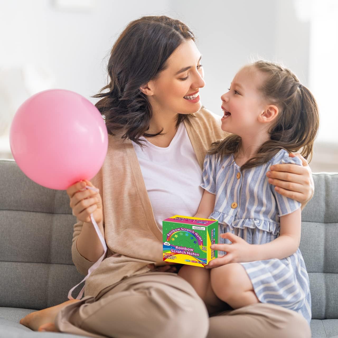 125 Tarjetas De Papel Mágico Arcoíris Infantil