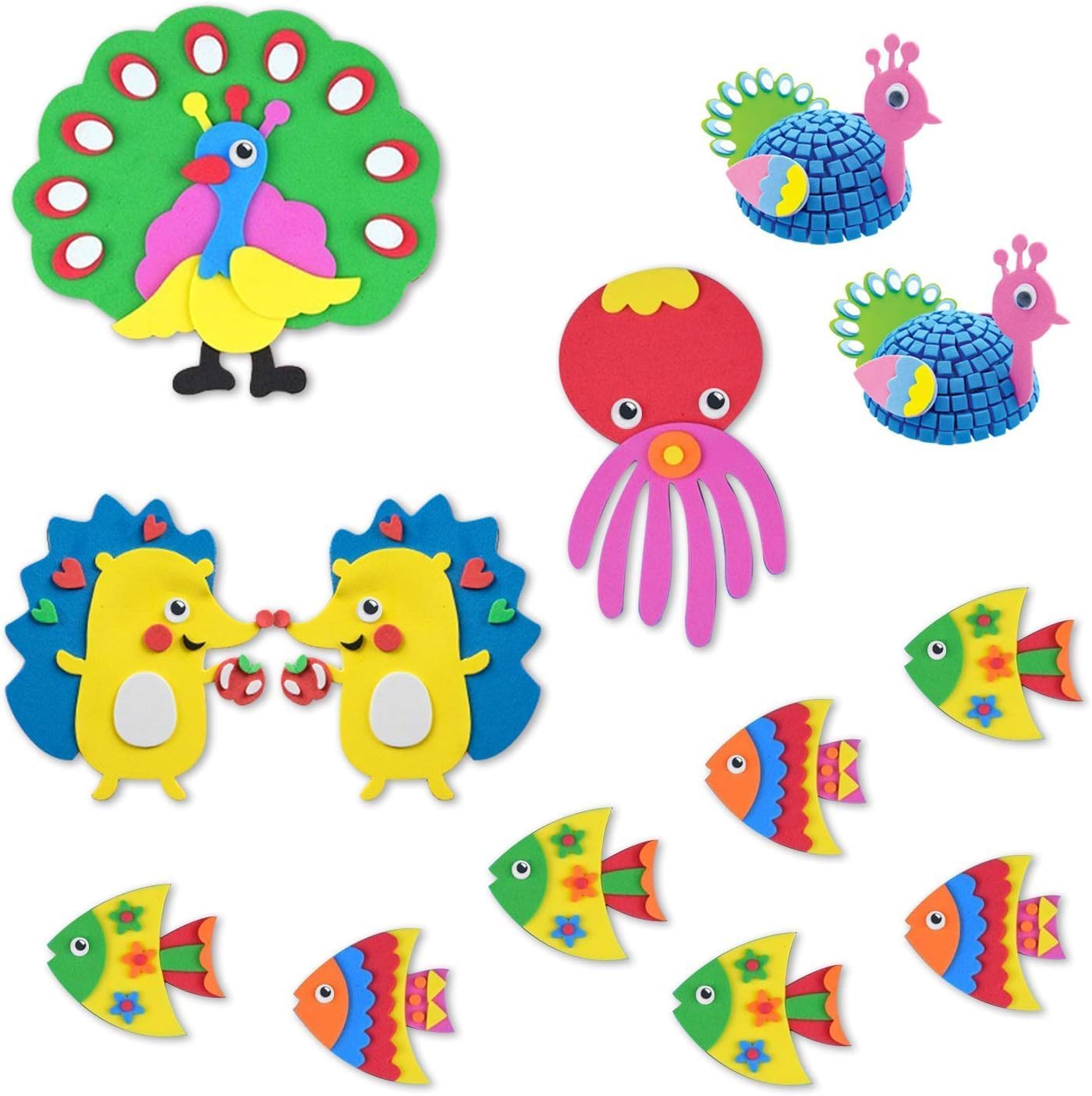 Ojos autoadhesivos x 1000 unidades Manualidades