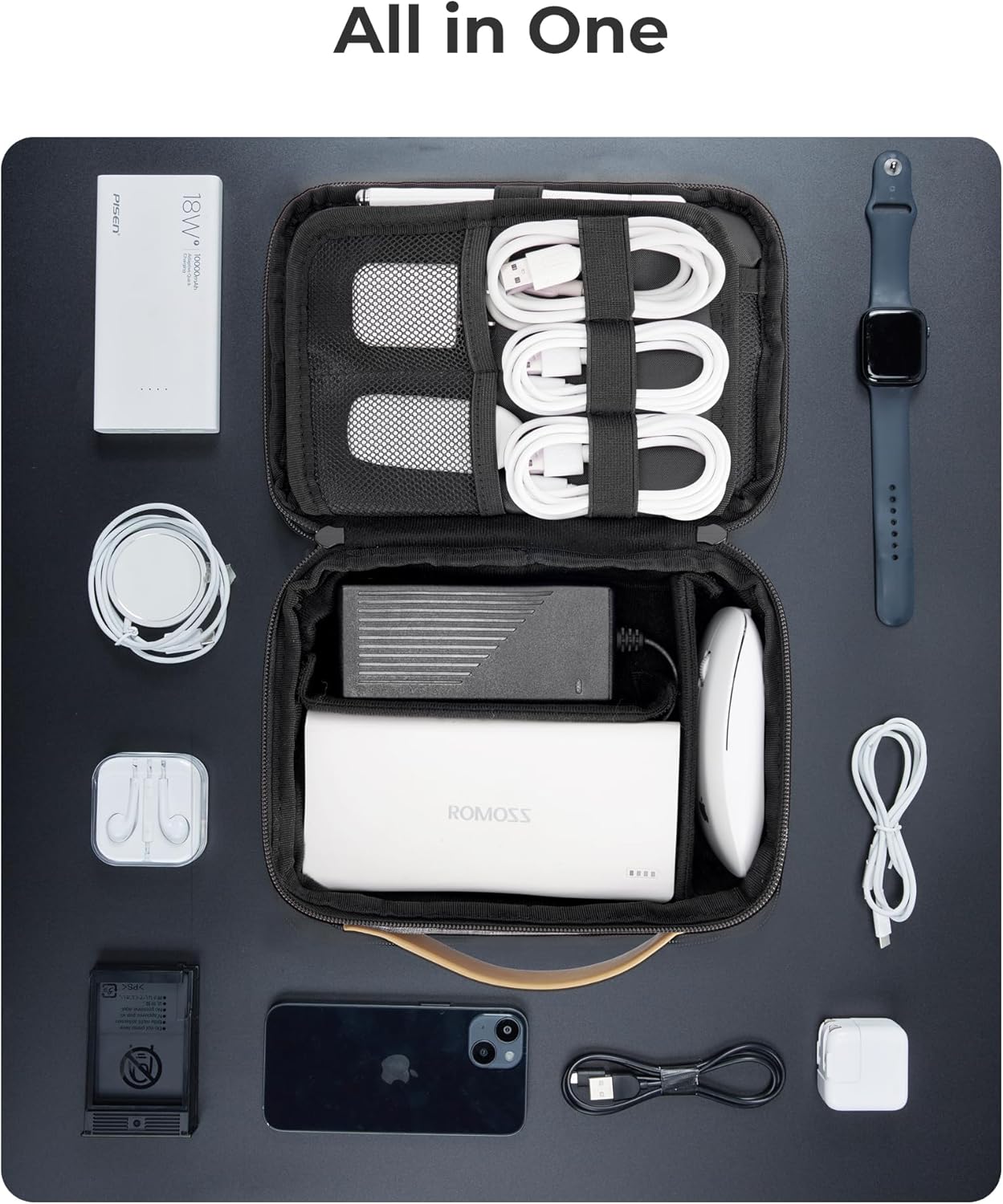 Organizador de cables extensible