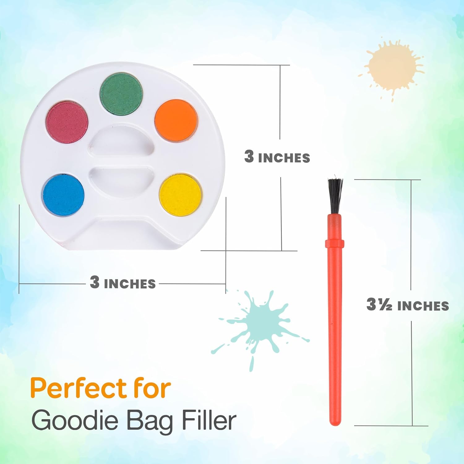 24 Set De Paletas De Acuarela De 5 Colores