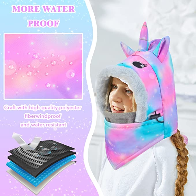 Gorro Pasamontañas Infantil Con Forro Polar