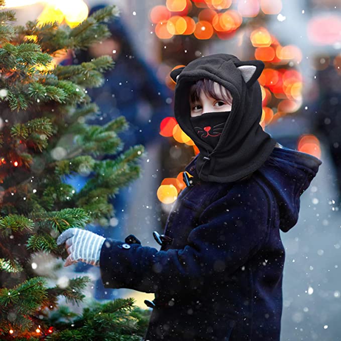 Gorro Pasamontañas Infantil Con Forro Polar