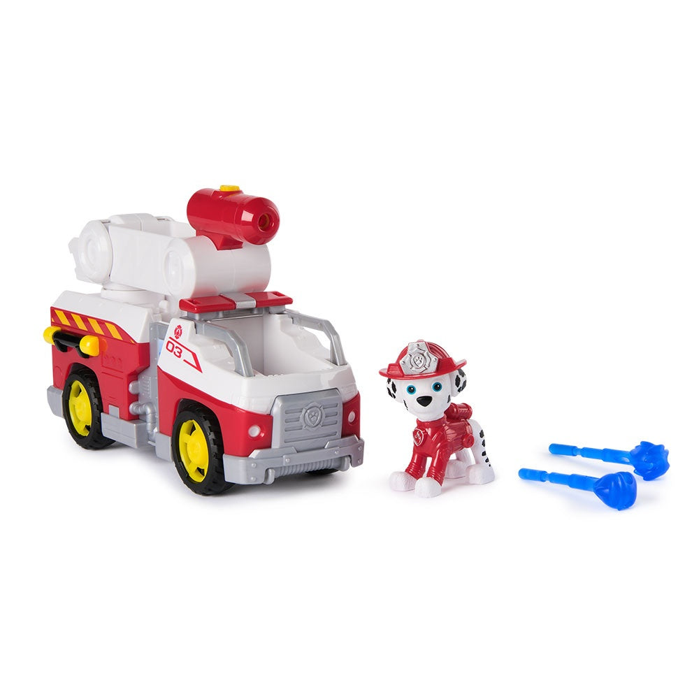 Patrulla Fire Rescue Vehiculo Y Figura Marshall