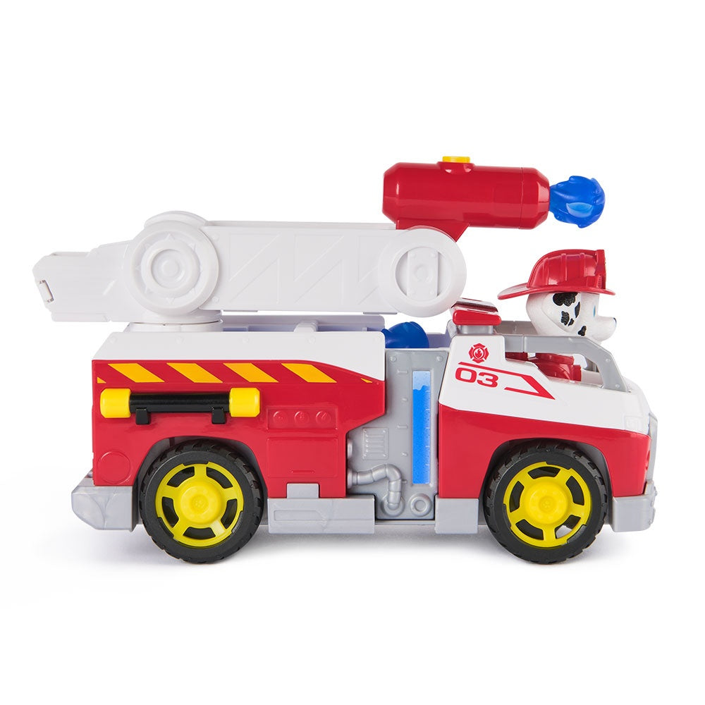Patrulla Fire Rescue Vehiculo Y Figura Marshall