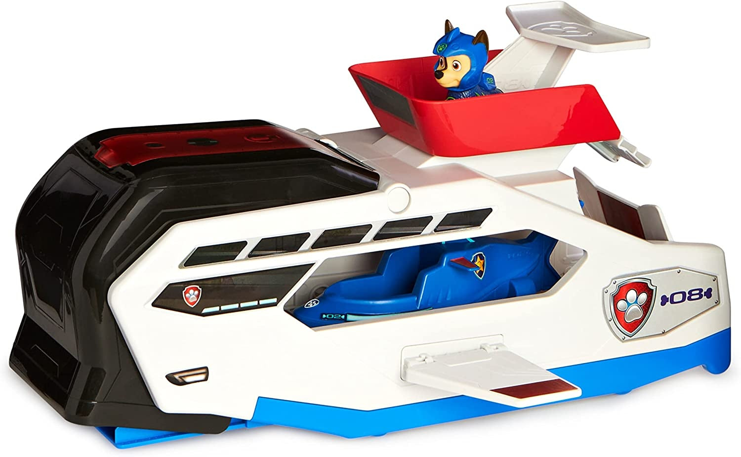 Paw Patrol Vehículo Ballena Lanzador Con Figura