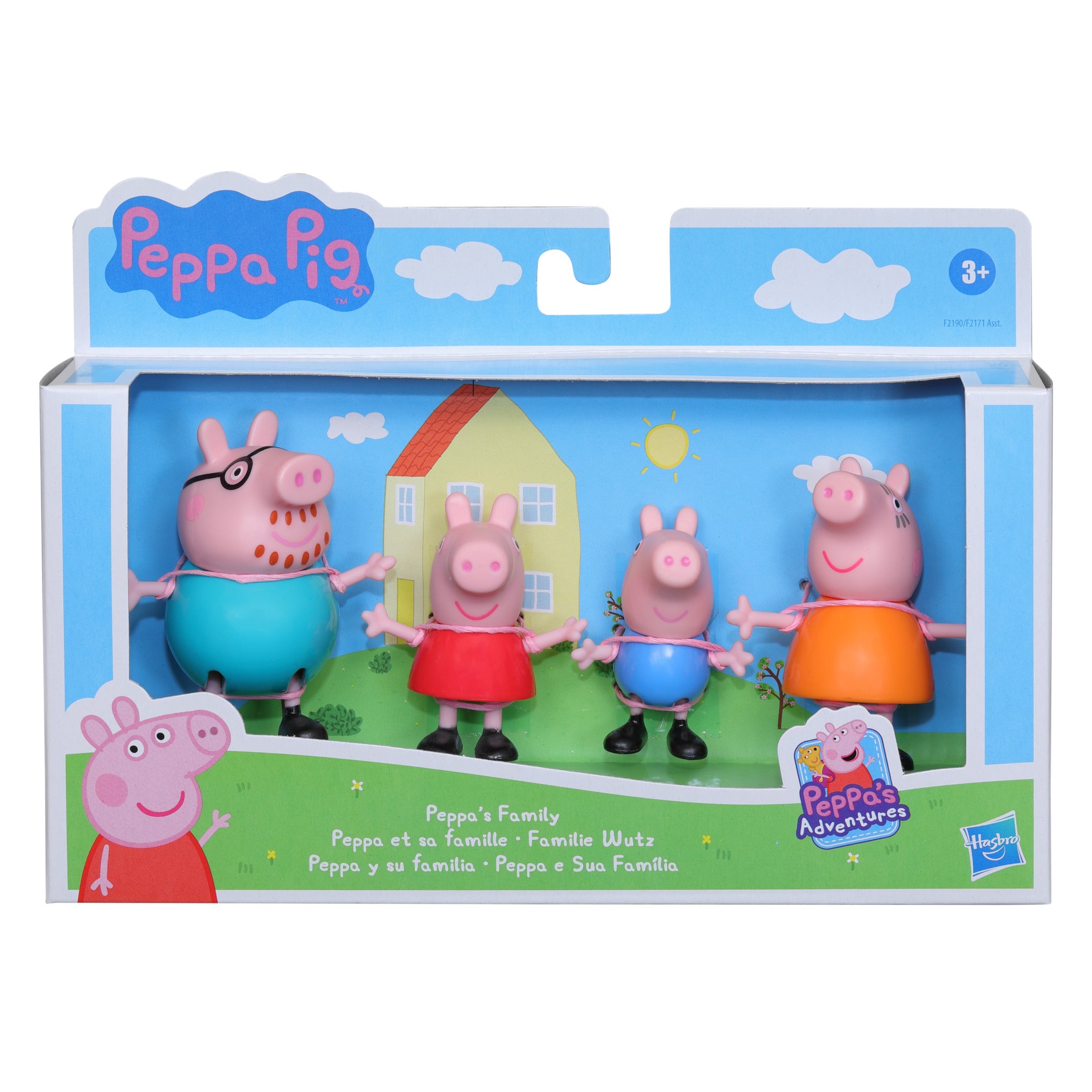 Peppa Pig Y Su Familia Set Con 4 Figuras originales